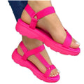 Beach Shoes Woman 2024 Summer Sandals Woman Non-Slip Casual Multi Color Shoes Fashion Solid Open Toe Sandals Daily Comfortable